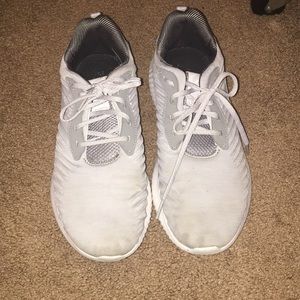 Gray adidas sneakers. Bounce alpha. Stylish